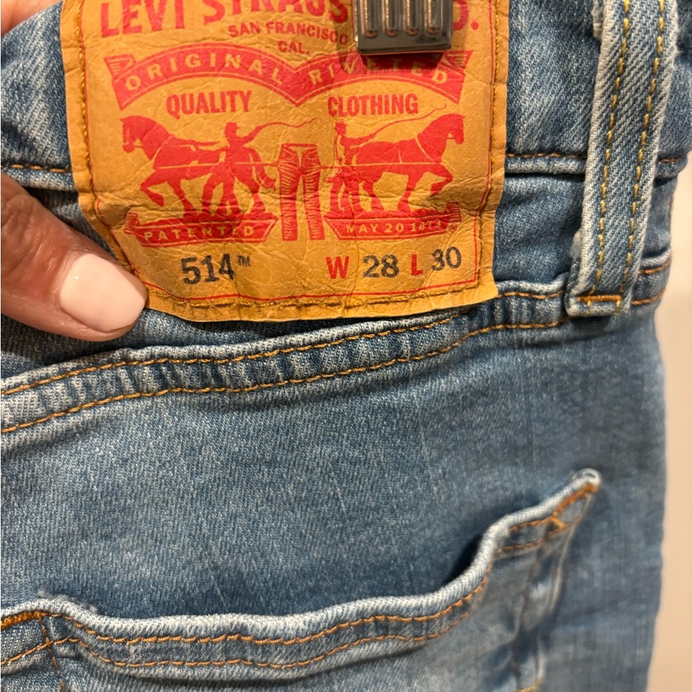 Levi's Slim Straight Light Blue Jeans 28X30